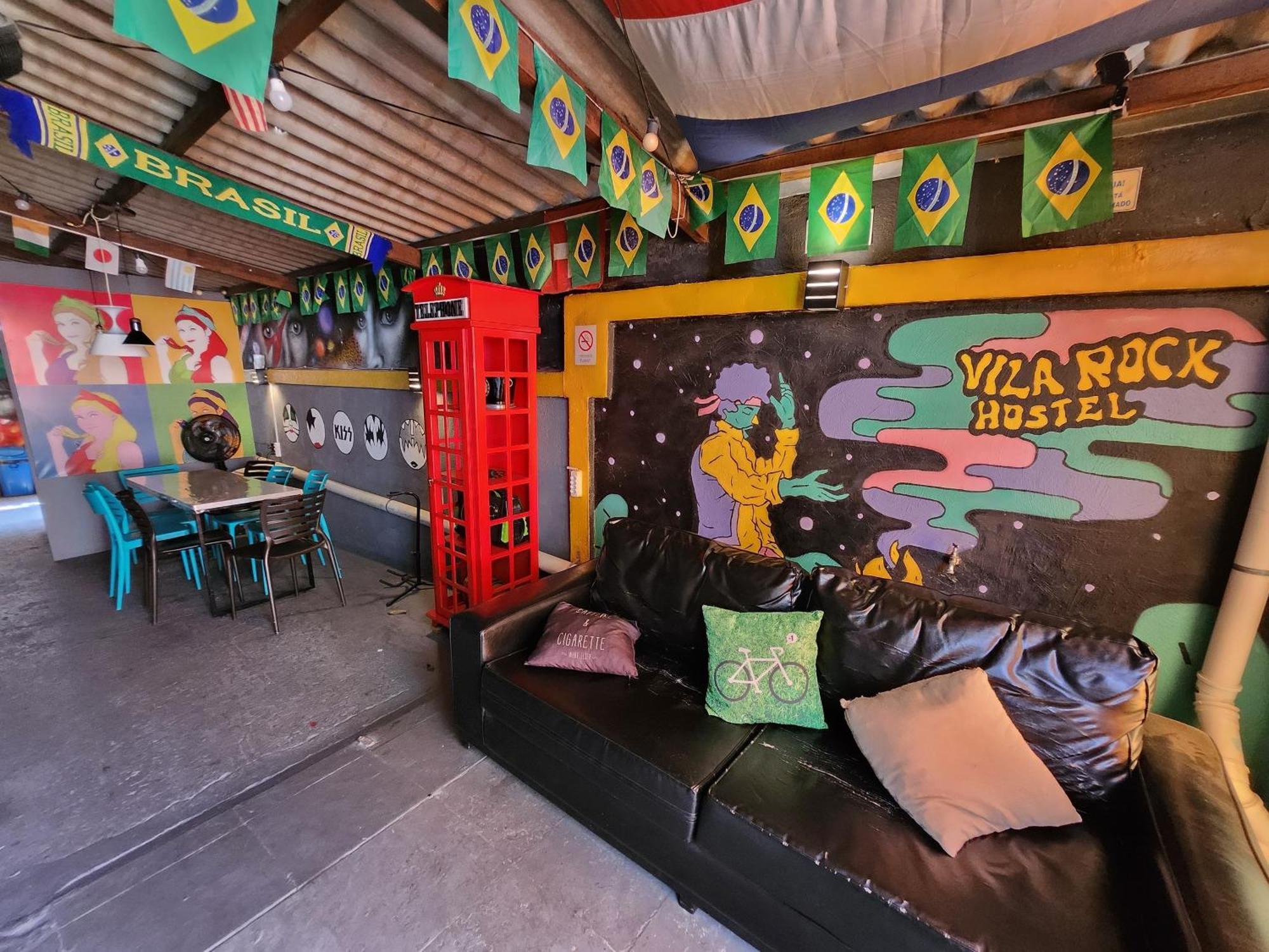 Vila Rock Hostel - Proximo Allianz Parque, Vila Madalena, Av Paulista, Hospital Das Clinicas Incor Fmusp ساو باولو المظهر الخارجي الصورة