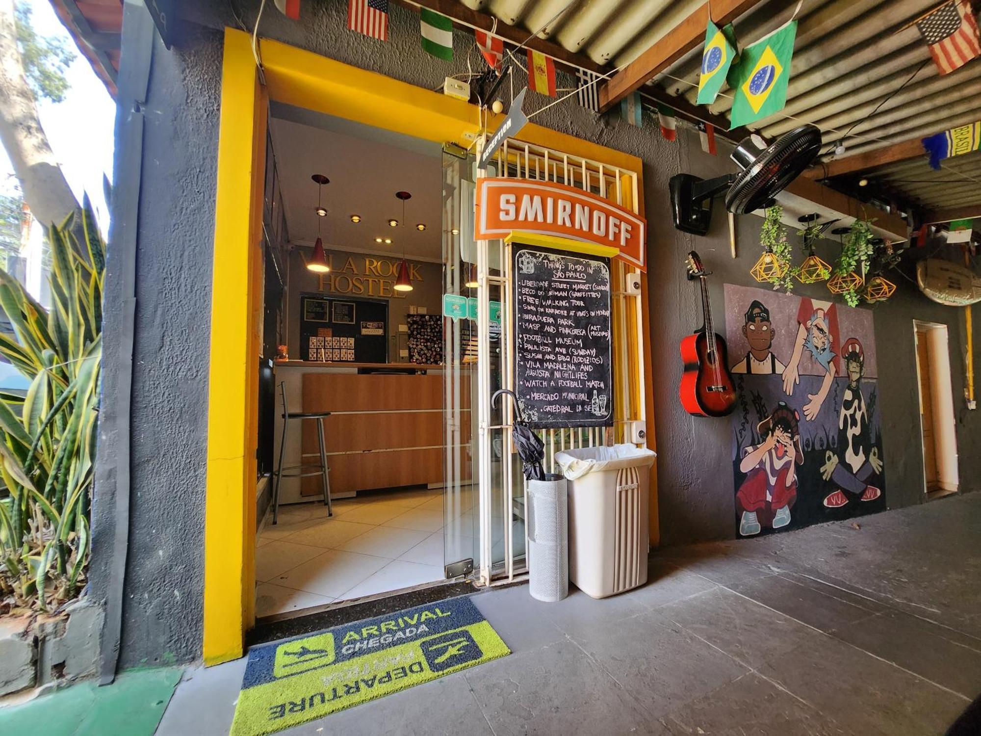 Vila Rock Hostel - Proximo Allianz Parque, Vila Madalena, Av Paulista, Hospital Das Clinicas Incor Fmusp ساو باولو المظهر الخارجي الصورة